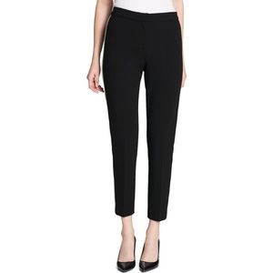 Calvin Klein Striped Ankle Straight Leg Pant NWT